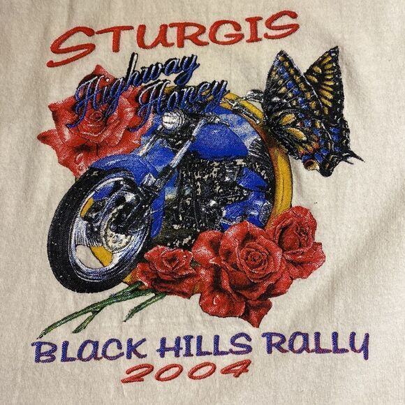 Vintage Sturgis HIGHWAY HONEY T Shirt - Picture 1 of 8